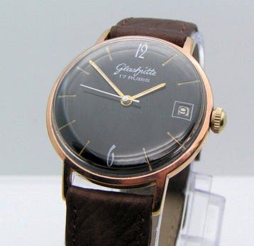GUB Glashütte - Cal. 69.1 Oversize Handaufzug - Zonder, Nieuw