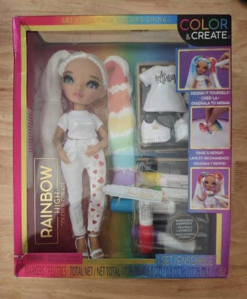 MGA Entertainment - Pop Rainbow High Color & Create -