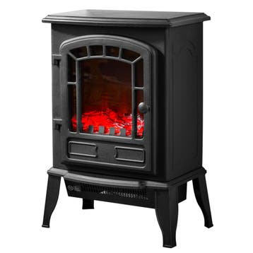Elektrische Kachel Zwart 2000W met Verwarming 56,5x24x39cm, Verzenden, Nieuw