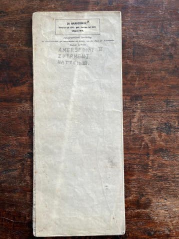 Stafkaart Harderwijk/Amersfoort/Zutphen/Hattem, Boeken, Gelezen, Verzenden, Overige typen, 1800 tot 2000