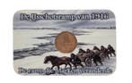 Nederland. Wilhelmina. 1916 Coincard De IJsschotsramp. De
