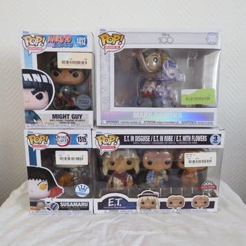 Funko - Funko Pop Naruto Might Guy - ET 3x - Demon Slayer