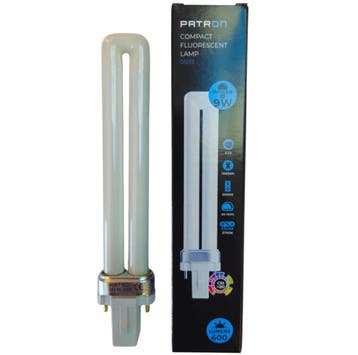 Patron Spaarlamp 2-pins PL-S 9W/827/2P | G23, Ophalen of Verzenden, Nieuw