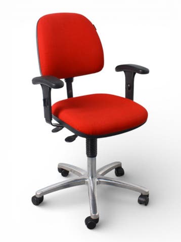Score Ergo 2300 bureaustoel, rood, Huis en Inrichting, Bureaustoelen, Ophalen of Verzenden, Ergonomisch, Gebruikt