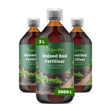 Verhoogde bak Vloeibare meststof - Set 3x1 liter, Verzenden, Mest