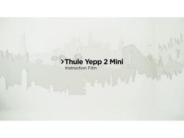 Thule Yepp 2 mini - fietsstoeltje - 5-puntsgordel - Midnight, Fietsen en Brommers, Verzenden, Zo goed als nieuw, Thule