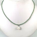 Zonder minimumprijs - Halsketting Zilver Parel - Gemengde, Sieraden, Tassen en Uiterlijk, Nieuw
