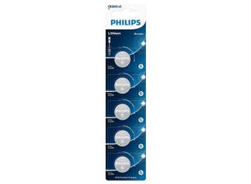 Philips CR2016 batterijen - 5 stuks, Verzenden, Nieuw