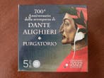 Italië. 5 Euro 2022 Dante Alighieri - Purgatorio (Zonder