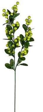 Bessentak Groen Kunstbloem 70 cm per stuk, Ophalen of Verzenden, Nieuw