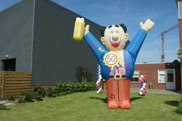 Abraham en Sarah opblaasbaar te huur. 4,5 meter hoog!!, Ophalen of Verzenden, Nieuw, Abraham of Sarah