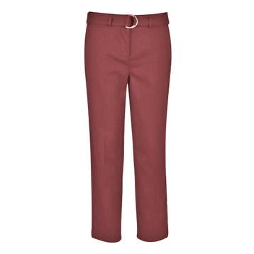 Liu Jo • bordeaux rode pantalon • 36 (IT42), Kleding | Dames, Broeken en Pantalons, Verzenden, Liu Jo, Nieuw, Maat 36 (S)