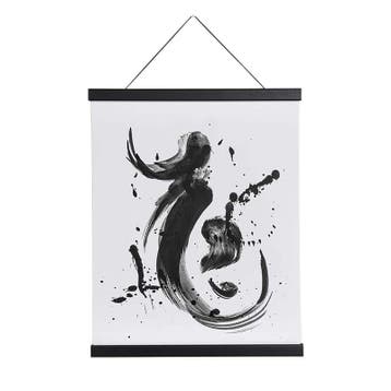 Posterhanger Zwart 22 cm, Nieuw