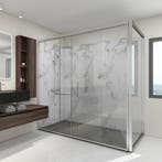 Wandpaneel Bladel set van 4 panelen 120x60 cm White Marble [, Doe-het-zelf en Verbouw, Platen en Panelen, Verzenden, Nieuw