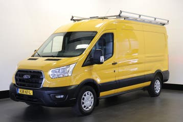 Ford Transit 2.0 TDCI 130PK L3H2 EURO 6, Stof, Gebruikt, Geel, Ford