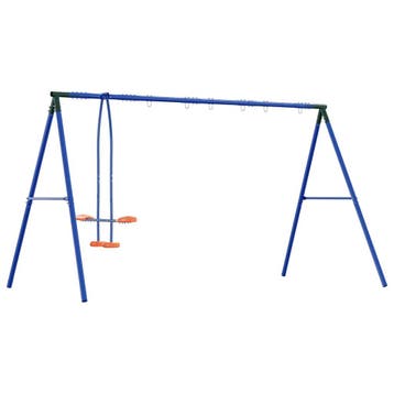 vidaXL Buiten schommelframe met glijder voor tot 5 kinderen, Verzenden, Nieuw