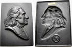 Plakette 1956 Musik Liszt, Franz 1811 +1886, ungarisch-oe..., Postzegels en Munten, Penningen en Medailles, Verzenden