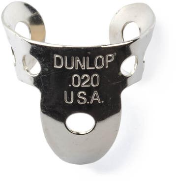 Jim Dunlop RVS vingerplectrum + duimplectrum  0.020 - 5-pack, Ophalen of Verzenden, Nieuw, Banjo