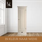 Landelijk Klassiek - Kledingkast Brighton - Hout - Wit, Nieuw, Grenenhout, Landelijk, klassiek, Scandinavisch, robuust, Met lade(s)