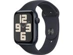Apple Watch SE (2024) - Smartwatch - GPS 40mm - Zwart, Verzenden, Zo goed als nieuw, Apple