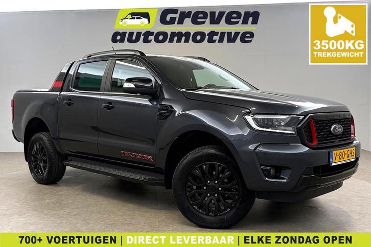 Ford Ranger 2.0 Ecoblue 213PK Wildtrak Thunder 4X4  Aut., Auto's, Ford, Te koop, Automaat, Diesel, Zilver of Grijs, Verzenden