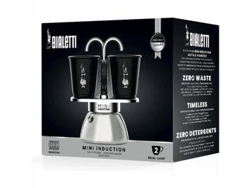 Veiling - Bialetti Mini Express Inductie 2 Kops, Witgoed en Apparatuur, Koffiezetapparaten, Nieuw