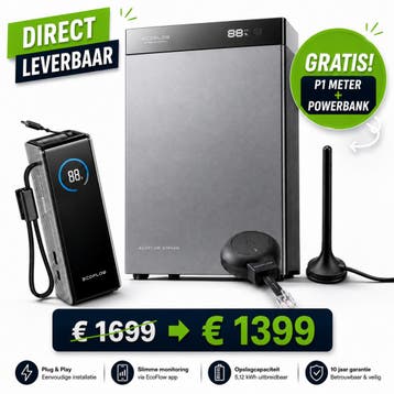EcoFlow STREAM AC 5000 Thuisbatterij 5 kWh | Plug &amp; Play, Nieuw