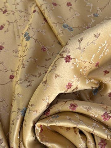 San Leucio top quality - Elegante zijde damaststof met, Antiek en Kunst
