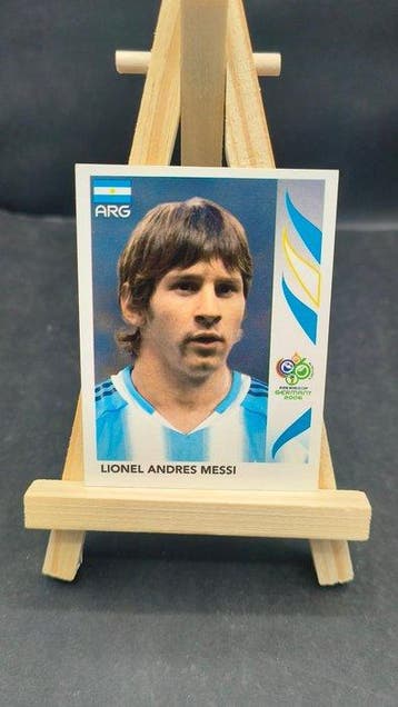 2006 Panini Figurina Lionel Andres Messi #185 Panini World, Nieuw