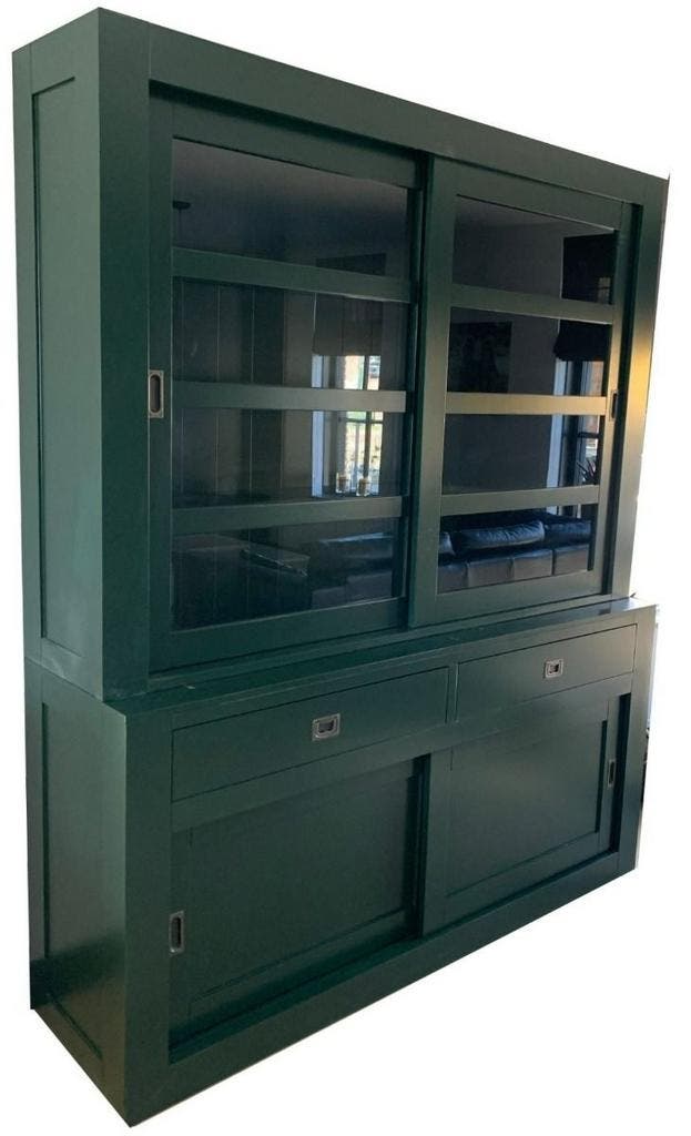 Buffetkast dennengroen Hasselt 180cm, Huis en Inrichting, Kasten | Buffetkasten, Ophalen of Verzenden
