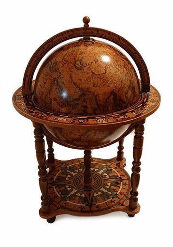 Globe bar - Hout