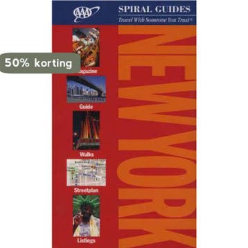 New York Spiral Guide - Aaa Publishing 9781595080387, Verzenden, Gelezen, Aaa Publishing