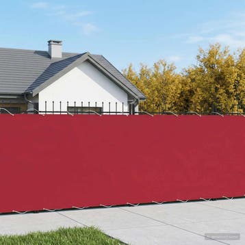 vidaXL Balkon Privacy Scherm 200 x 200 cm Stof met, Tuin en Terras, Zonneschermen, Verzenden, Nieuw