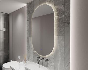 Badkamer spiegel, Nieuw