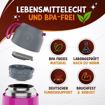 2dekans | FUNKELFUCHS® Thermobeker voor kindervoeding -, Ophalen of Verzenden, Zo goed als nieuw