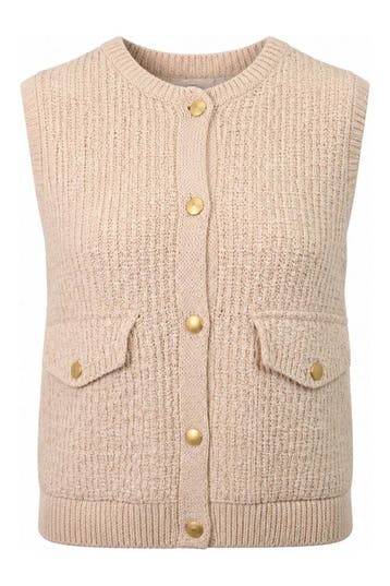 Only Bodywarmer in maat XS Beige, Only, Verzenden, Zo goed als nieuw, Beige