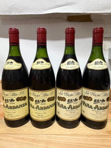 1989 & 1998 La Rioja Alta, Viña Ardanza - Rioja Reserva - 4, Verzamelen, Wijnen, Nieuw