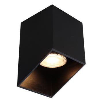 Aluminium opbouwspot Neva, zwart, Ophalen of Verzenden, Nieuw, Metaal