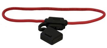 Steekzekeringhouder met kabel 2mm², Ophalen of Verzenden, Nieuw