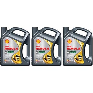 Shell Aanbieding: 3 X Rimula R6 Lme 5W30 5L, Verzenden, Nieuw