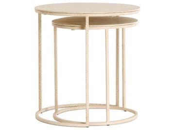 Light & Living Sadar - Bijzettafel set - Ø52x46cm + Ø50x40cm, Verzenden, Nieuw