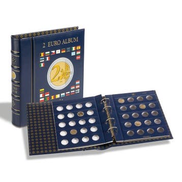 Leuchtturm Vista 2-Euromunten Album, Postzegels en Munten, Munten en Bankbiljetten | Toebehoren, Verzenden