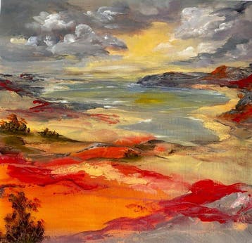 Marja Brown - BEYOND THE INLET — Where dramatic skies open