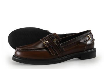 Stefano Lauran Loafers in maat 38 Bruin, Kleding | Dames, Schoenen, Bruin, Verzenden, Overige typen, Zo goed als nieuw