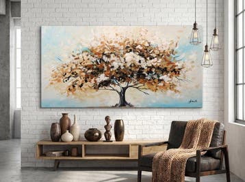 Monika Spiewak - Tree - Oil Painting Stretched On The Frame