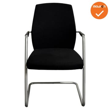 Sitland - Vergaderstoel - Zwart (Vergaderstoelen), Vergader- of Presentatieruimte, Ophalen of Verzenden, Gebruikt, Stoel