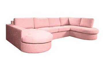 U-Bank Haarlem - u-banken - Roze, Nieuw, 150 cm of meer, Overige materialen, 300 cm of meer