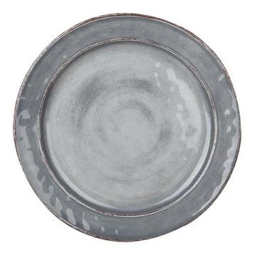 Bord | Melamine | Grijs | Per Stuk | Ø220x25(h)mm EMGA, Verzenden, Nieuw in verpakking