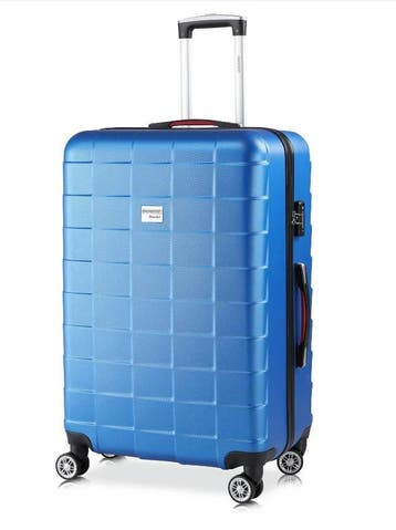 Reiskoffer Exopack Blauw ABS XL TSA (Koffers - Tassen), Sieraden, Tassen en Uiterlijk, Koffers, Verzenden, Nieuw