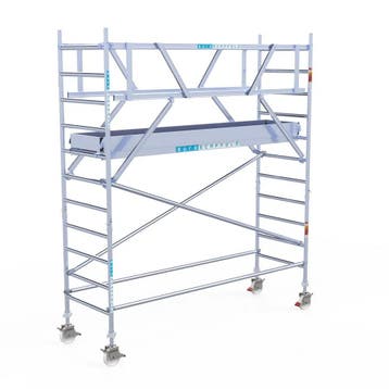 Rolsteiger Original 90x305 4,2m werkhoogte vrijstaand, Verzenden, Nieuw, Rolsteiger of Kamersteiger, 2 tot 5 meter